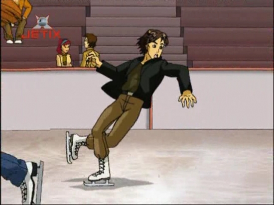 Калеб на льду кадр из 6 серии