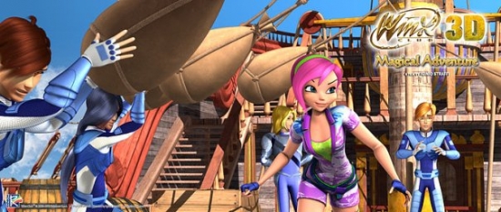 Текна и специалисты, кадр из фильма Winx 3D. Волшебное приключение