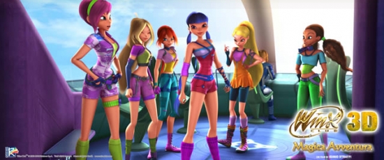 winx club the movie 2 3D, Винкс в новых нарядах фильма