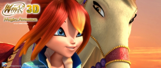Новый фильм о Винкс Winx Club 3D Magical Adventure, Блум на лошади