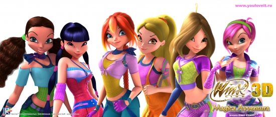 Новый фильм о Винкс Winx Club 3D Magical Adventure, винкс вместе большой размер картинки