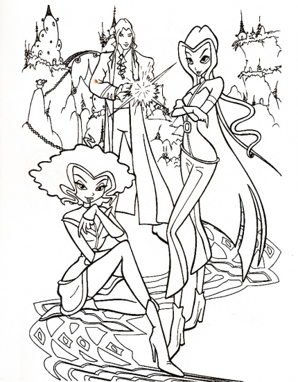 Раскраска Трикс