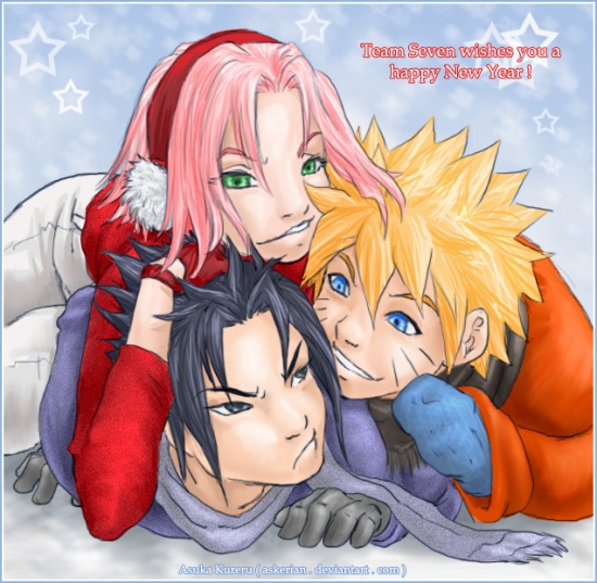 С новым годом от команды 7