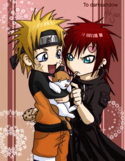 Гаара и Наруто