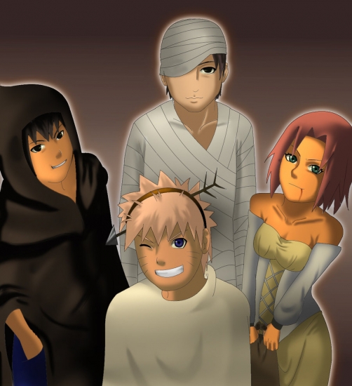 Команда 7 на Хэллоуин