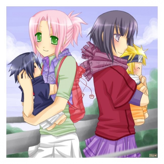 Сакура и Хината