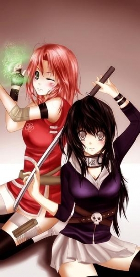 Сакура и Хината