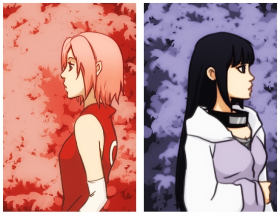 Сакура и Хината