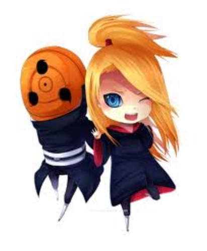 чиби Деидара и Тоби