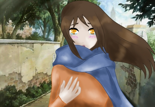 Теночка с шарфиком *3*