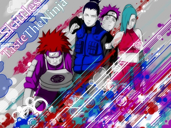 Команда Асумы и Наруто