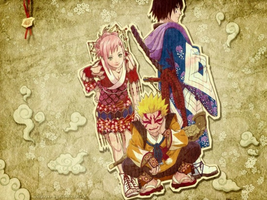 В национальных костюмах