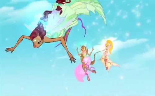 Винкс Гармоникс в воздухе