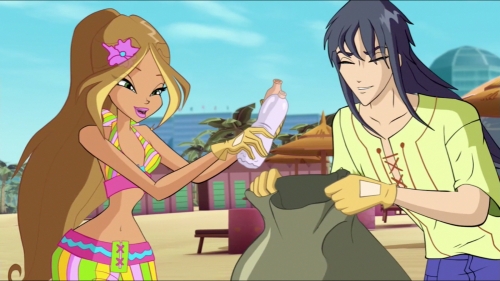 Флора и Гелия, 14 серия 5 сезон Винкс