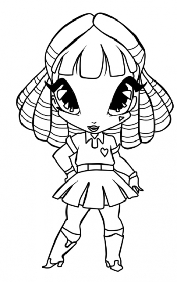 Тюн раскраска