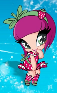 Поп пикси Локетт в фруктовом наряде