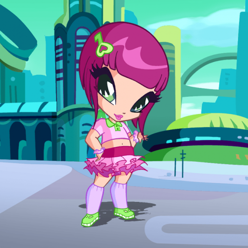 Поппикси Локетт с фоном