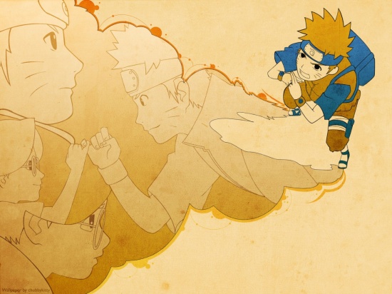 Наруто обойка по 3му мувику