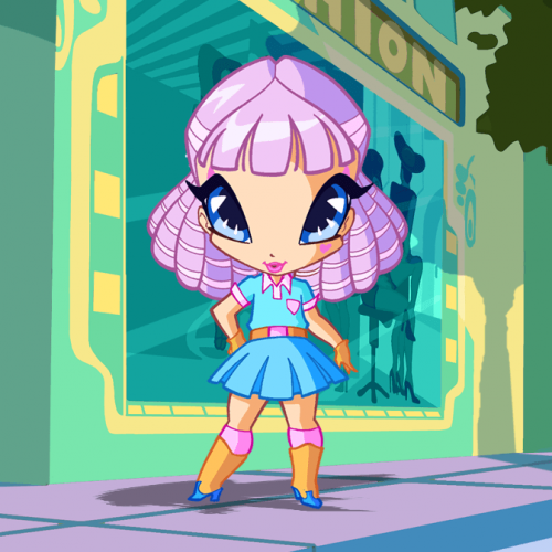 Поппикси Тьюн с фоном