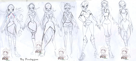 Концепт арт.Winx in W.I.T.C.H.