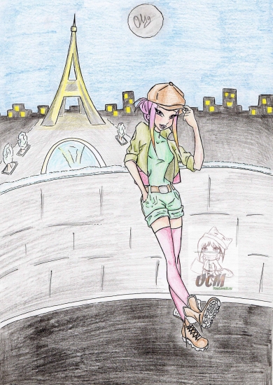 Концепт арт.Inverno a Parigi