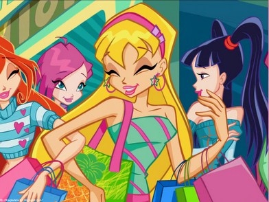 Винкс с покупками