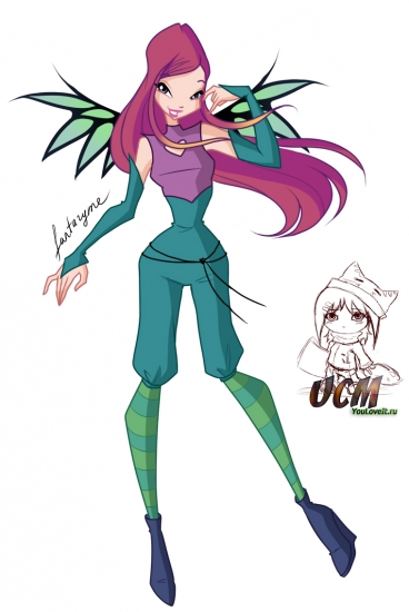 Winx in W.I.T.C.H. Roxy
