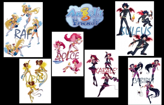 Друзья Ангелов, примеры работ оф художников