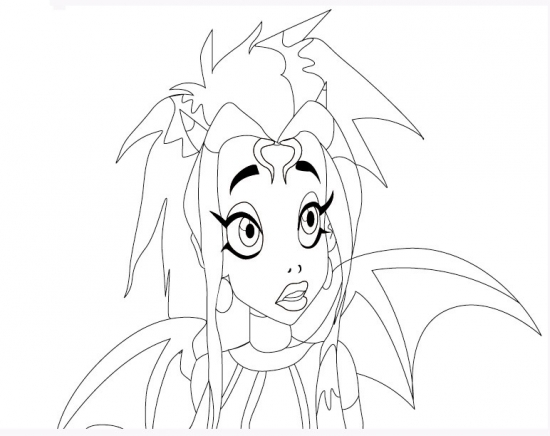 Кабирия раскраска