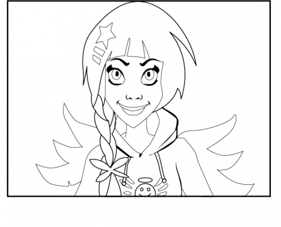 Мики раскраска