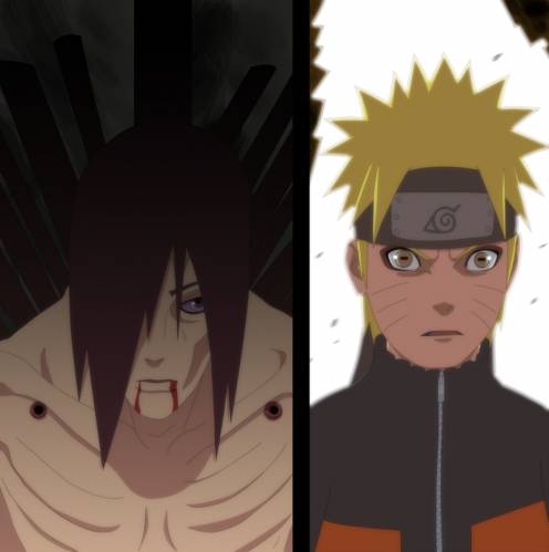Наруто и Нагато.