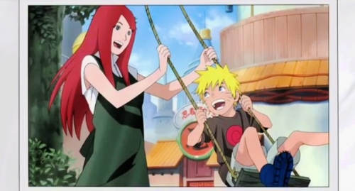 Кушина и Наруто