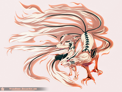 Наруто и Курама