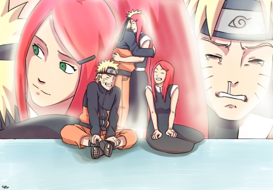 Встреча Наруто с мамой.