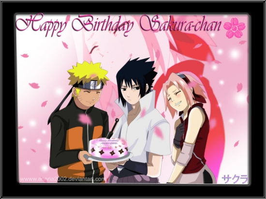 С днём рождения,Сакура-чан