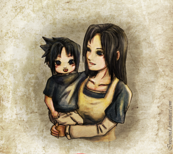 Саске с Мамой