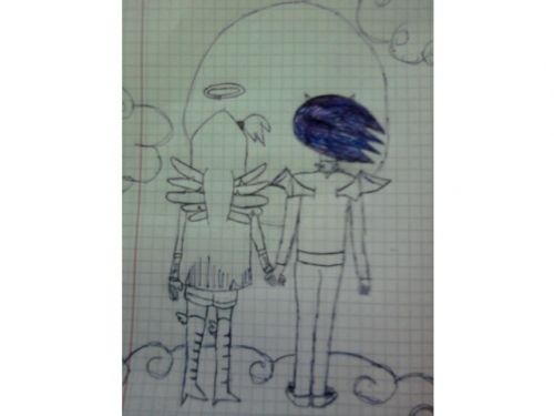 Раф и Сульфус смотрят на рассвет