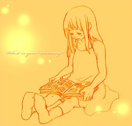 Хината-ребенок с книжкой