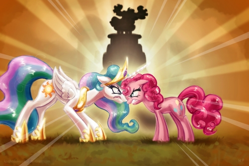 Селестия vs Пинки Пай