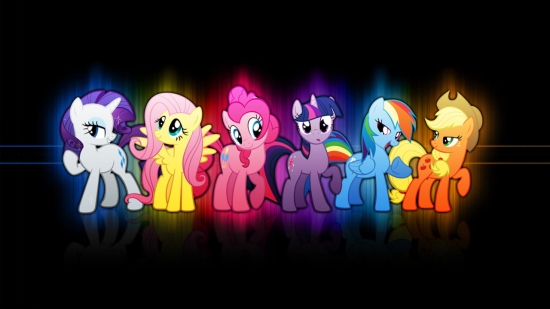 Дружба это чудо картинка пони в сиянии