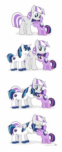 Твайлайт с мамой и братом