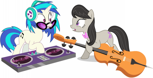 Винил Скретч (Диджей Пони) и Октавия 5 сезон