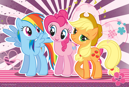 Пони Пинки, Рэйнбоу и Эпплджек
