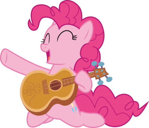 Пинки Пай играет на гитаре