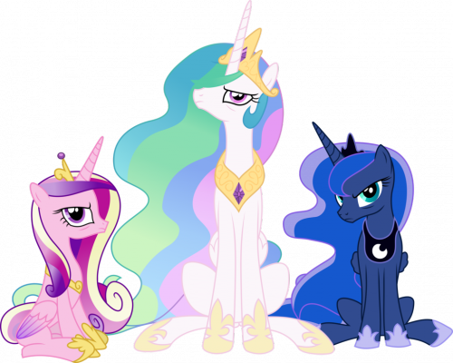 Принцессы пони без магии