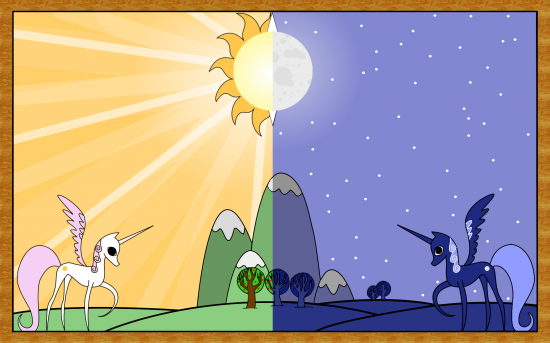 Луна и Селестия