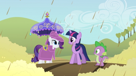 Рарити и Искорка обои