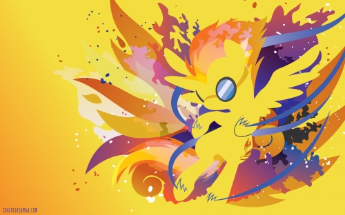 Обои силуэт пони Спитфайер