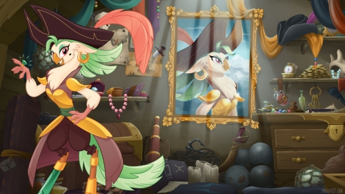 Мой Маленький пони в кино - обои с капитаном Гарпией