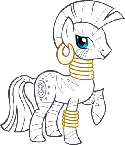 Раскраска Зекора:)